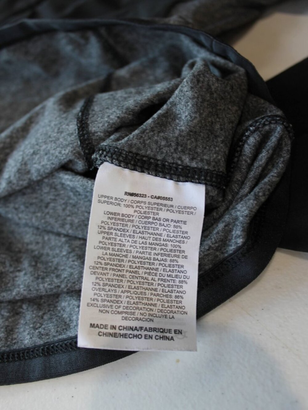 Nike Dri-FIT Heather Gray Full Zip Hooded Training Jacket Size M - Picture 11 of 11